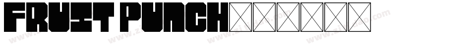 Fruit Punch字体转换
